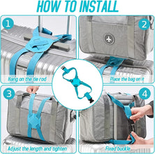 Adjustable Luggage Travel Bag Strap Belt - (1 Pc) - justgrabit.in | Just Grab It