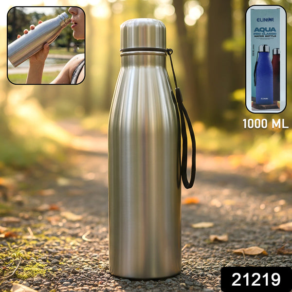 1000 ML Stainless - Steel Water Bottle (1 Pc) - justgrabit.in | Just Grab It