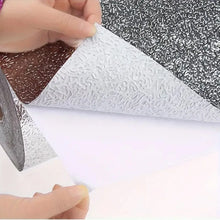 Self - Adhesive Wallpaper Aluminum Foil Wall Paper (60×200 Cm / Mix Design) - justgrabit.in | Just Grab It