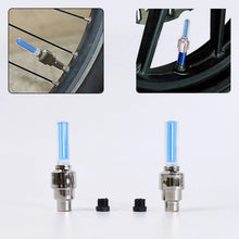 LED Flash Light lamp tyre Wheel Valve Sealing caps (2 Pc / Mix Color) - Justgrabit Inc.