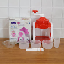 Manual Ice Snow Maker Machine (1 Set Red Color) - justgrabit.in | Just Grab It
