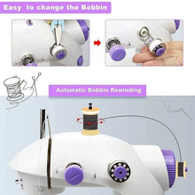 Home Tailoring Sewing Machine With Extension Table Set, Foot Pedal, Adapter Mini Electric Silai Machine, Portable Stitching Machine/Tailoring Machine - Justgrabit Inc.