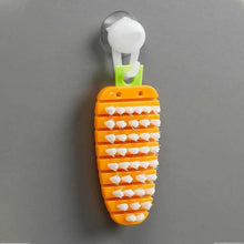 Vegetable Scrubbing Brush, Vegetable Scrubber Non‑Toxic Fruit Brush Carrot Shape Vegetable Brush for Potato for Vegetable - Justgrabit Inc.