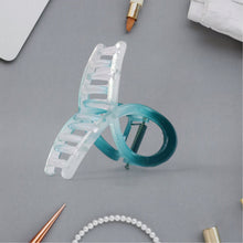 Plastic Hair Clamp Grip, Simple Matte Hair Barrette Clamp (12 Pc / Mix Design) - justgrabit.in | Just Grab It