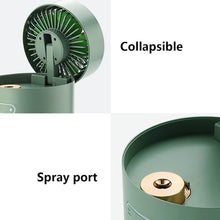 Mini Desktop Cooling Fan with Humidifier Spray - justgrabit.in | Just Grab It