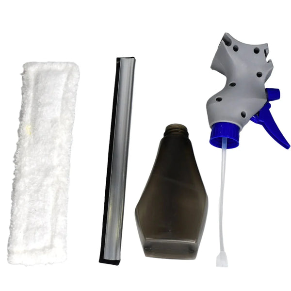 Plastic Easy Glass Cleaner 3 in 1 Spray Type Cleaning Brush, Pack of 1 - Justgrabit Inc.