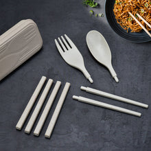 Spoon, Fork, Chopsticks Dinnerware Set 3 Pc - justgrabit.in | Just Grab It