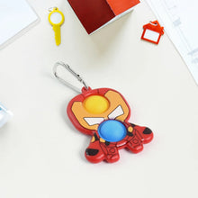 Themed Iron Man Shape Keychain Pop It Toy (1 Pc) - Justgrabit Inc.