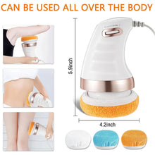 Body Sculpting Massager with 3 Pads, Adjustable Speed, Handheld Electric Massager for Full Body (1 Pc) - Justgrabit Inc.