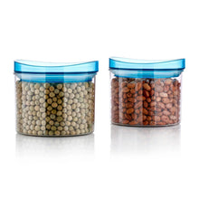 Air Tight & Unbreakable Kitchen Jar Set Food Storage Containers for Dry Fruits, Spices, Snacks, Pulses (2 Pcs Set) - Justgrabit Inc.