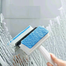 2 - in - 1 Glass Wiper & Brush – Double - Sided Cleaner for Mirrors, Tiles & Windows - justgrabit.in | Just Grab It