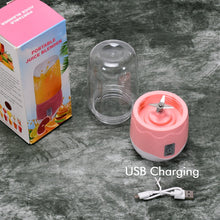 Portable Blender, Mini Handheld Blender with 4 Blades, Mixer for Fruit Shakes - justgrabit.in | Just Grab It