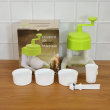 Manual Hand Crank Ice Crusher Snow Maker Machine (1 Set Mix Color) - justgrabit.in | Just Grab It