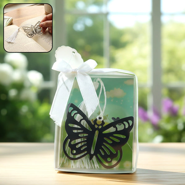 Elegant Butterfly Design Metal Bookmark (1 Pc) - justgrabit.in | Just Grab It