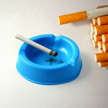 Oblivion Durable Plastic Ashtray with Wide Bowl and Triple Cigarette Holder Slots (1 Pc) - justgrabit.in | Just Grab It