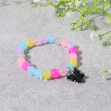 Premium Multicolor Pastel Bead Stretch Bracelet (1 Pc) - justgrabit.in | Just Grab It