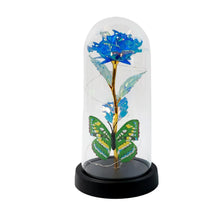 LED - Powered Eternal Rose in plastic Dome (1 Pc / Battery not Included) - Justgrabit Inc.