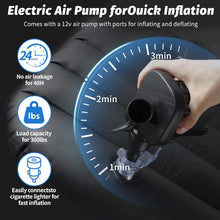 Inflatable Car Air Mattress Bed (132 × 96 cm, 1 Set) - justgrabit.in | Just Grab It