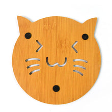 Square Bamboo Wood Table Place mat Hot Pot Cup Mat Tea Coaster(14×14 Cm / 1 Pc) - justgrabit.in | Just Grab It