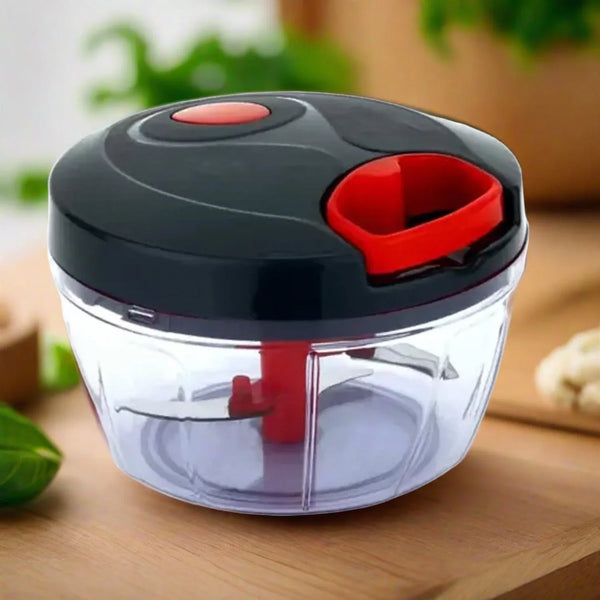 Manual Food Chopper, Compact & Powerful Hand Held Vegetable Chopper / Blender - Justgrabit Inc.