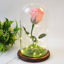 Glass Flower with Led Light Great Gift (1 Set) - justgrabit.in | Just Grab It