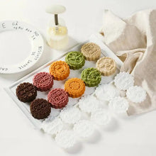 Mooncake Mold with 6 Stamps (1 Set) - justgrabit.in | Just Grab It