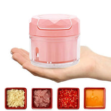 Manual Mini Food Processor Vegetable Chopper Hand Pull String Onion Chopper (1 Pc) - justgrabit.in | Just Grab It