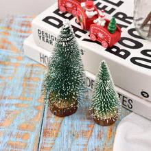 Mini Artificial Christmas Tree with Snow Effect (1 Pc) - justgrabit.in | Just Grab It