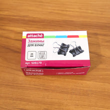 25mm Black Binder Clips (12 Pc) - justgrabit.in | Just Grab It