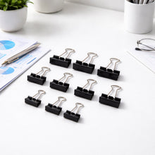 Strong Black Binder Clips (10 Pc ) - justgrabit.in | Just Grab It