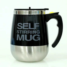 Self Stirring Mug With Lid used in all kinds of household and official places for serving drinks, coffee, any types of beverages etc. (1 Pc / 400 ML) - Justgrabit Inc.