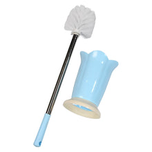 Toilet Plastic Brush with Holder Stand Western and Indian Toilet Bathroom Cleaning - justgrabit.in | Just Grab It