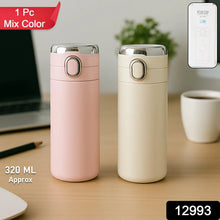 Smart Vacuum Insulated Water Bottle with LED Temperature Display (Mix Color & Design / 320 ML / 1 Pc)) - justgrabit.in | Just Grab It