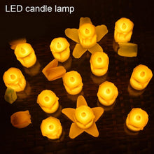 Set of 24 Multicolor Flameless Melted Design Candles for Decoration, Diwali - justgrabit.in | Just Grab It