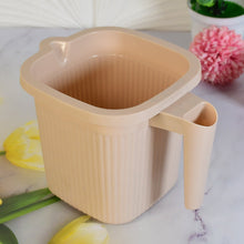 Plastic Square Bath Water Mug (1 Pc / 1000 ML / Mix Color) - justgrabit.in | Just Grab It