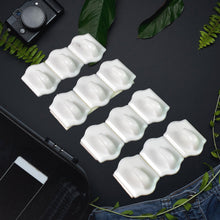 Small Adhesive Hooks for Wall Hanging Adhesive Hooks (12 pcs Set) - justgrabit.in | Just Grab It