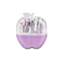 8 in 1 Apple Shape Manicure Set - Justgrabit Inc.