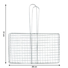 Heavy - Duty Stainless - Steel Barbecue Grill Basket (1 Pc) - justgrabit.in | Just Grab It