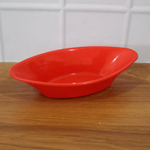 Plastic Marin Serving Bowl – Elegant Oval Deep Bowl (1 Pc / Red) - justgrabit.in | Just Grab It