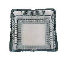 Square Glass Misti Crystal Quality Cigar Cigarette Ashtray - justgrabit.in | Just Grab It