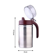 Oil Dispenser Stainless Steel with small nozzle 500ML Oil Container. - Justgrabit Inc.