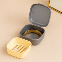 Oblivion Teeth Storage Box with Lid and Inner Tray, DENTURE CASE (1 Pc) - justgrabit.in | Just Grab It