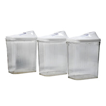 Kitchen Storage Jars & Container Set 3pc , Transparent Jar Set For home & Kitchen Use - justgrabit.in | Just Grab It