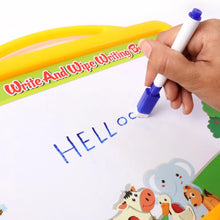 2 - in - 1 Kids Writing Board Set – Double - Sided Whiteboard & Blackboard - justgrabit.in | Just Grab It