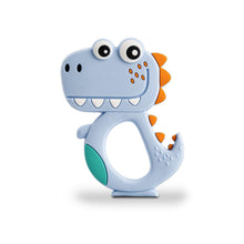 Silicone Dinosaur Teether for Baby (1 Pc / Mix Design & Color) - justgrabit.in | Just Grab It