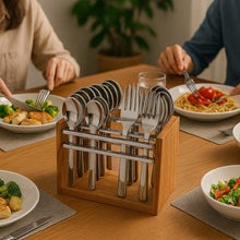 Apex Premium Stainless Steel Cutlery Set (24 Pc) - Justgrabit Inc.