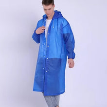Adult Portable Rain Coat, Men & Women Outdoor Traveling Eva Material Raincoat - justgrabit.in | Just Grab It