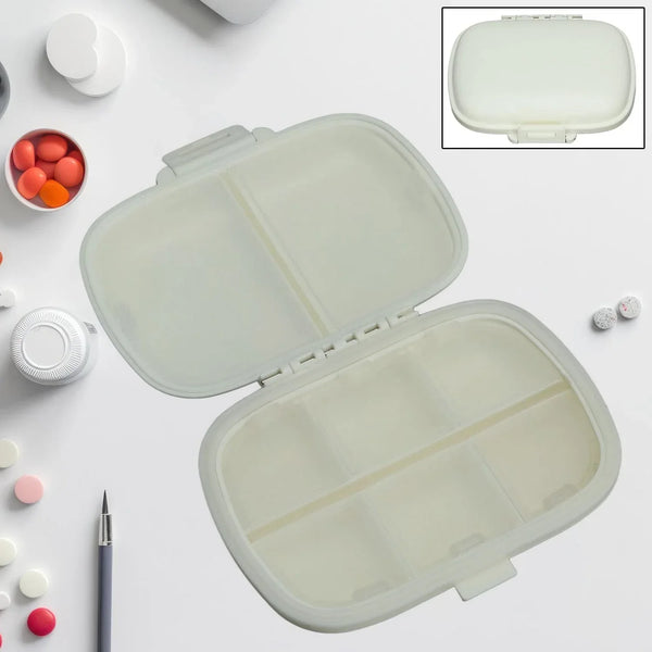 8 Compartment Medicine Divider Box (1 Pc) - justgrabit.in | Just Grab It