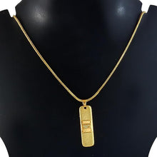 Golden Ram Naam Locket With Chain (1 Pc) - justgrabit.in | Just Grab It