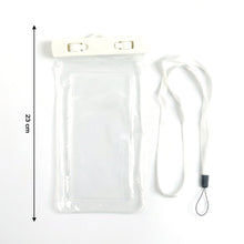 White Waterproof Phone Pouch Bag, Mobile cover (1 Pc) - justgrabit.in | Just Grab It
